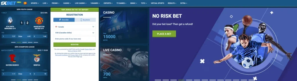 1xBet casino